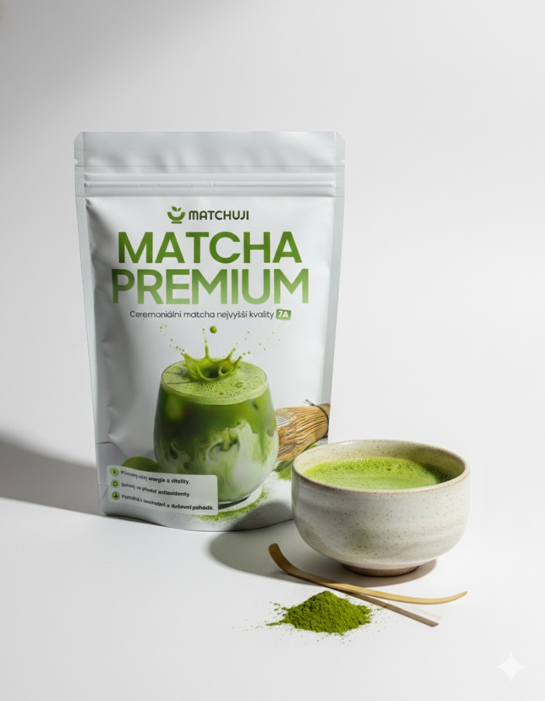 Jemně namletá ceremoniální matcha